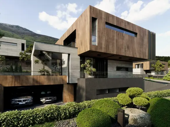 House in a new premium complex next to the Botanical Garden for sale