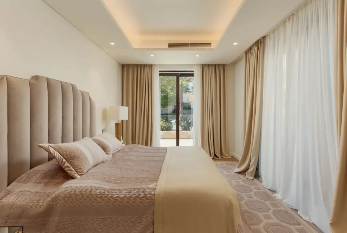 Modern three-bedroom apartment with a pool, in Portonovi