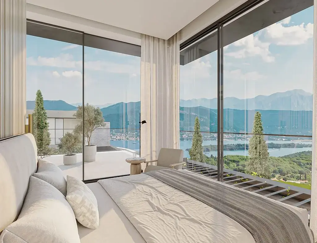 Three-Bedroom Twin Villa with Pool and Boka Bay Views at The Peaks, Luštica Bay