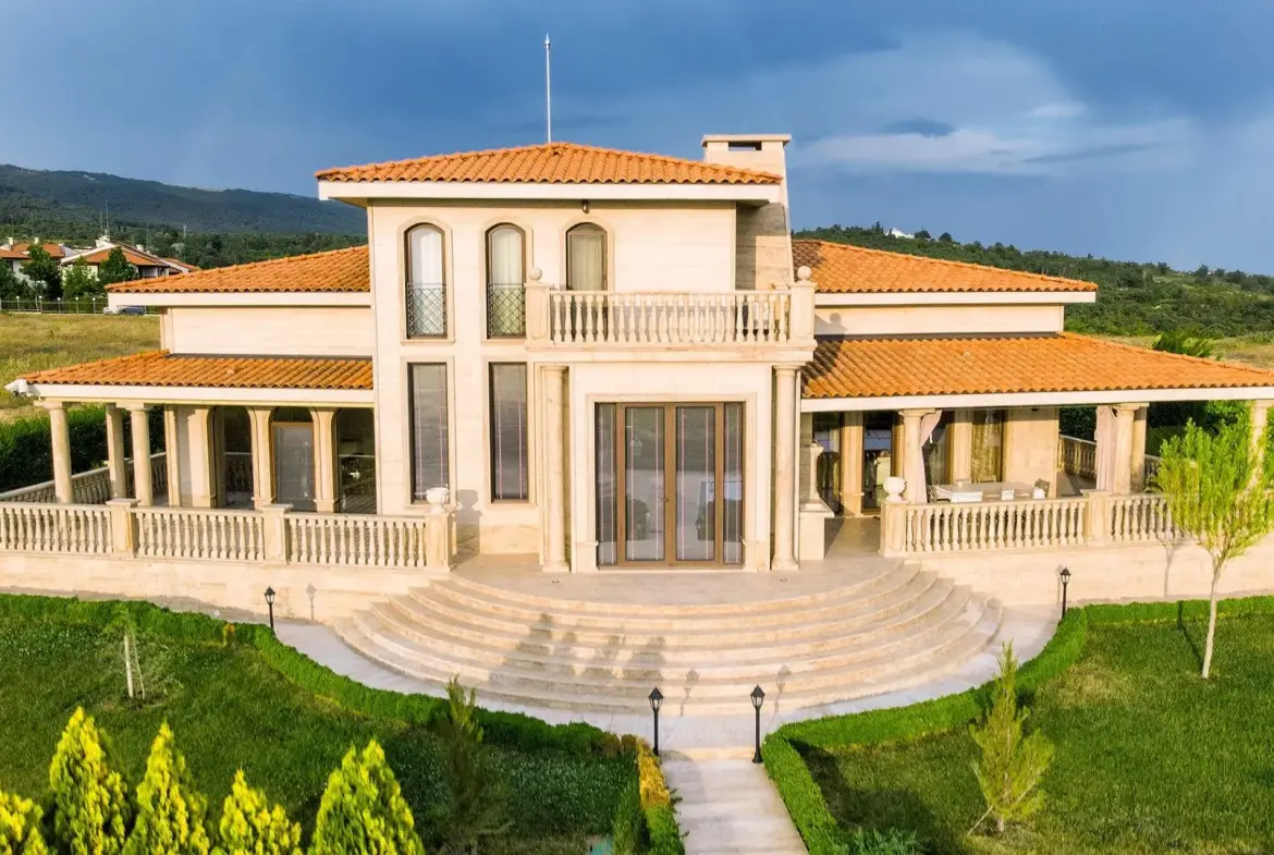 An exclusive residence with a pool near the Sunny Beach resort