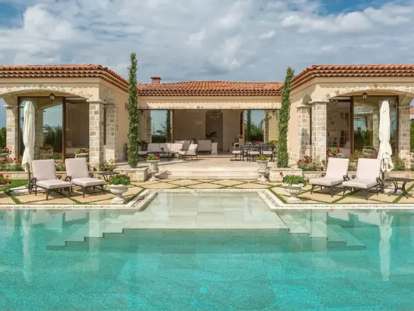First class villa with pool in a gated complex in Sunny Beach for sale