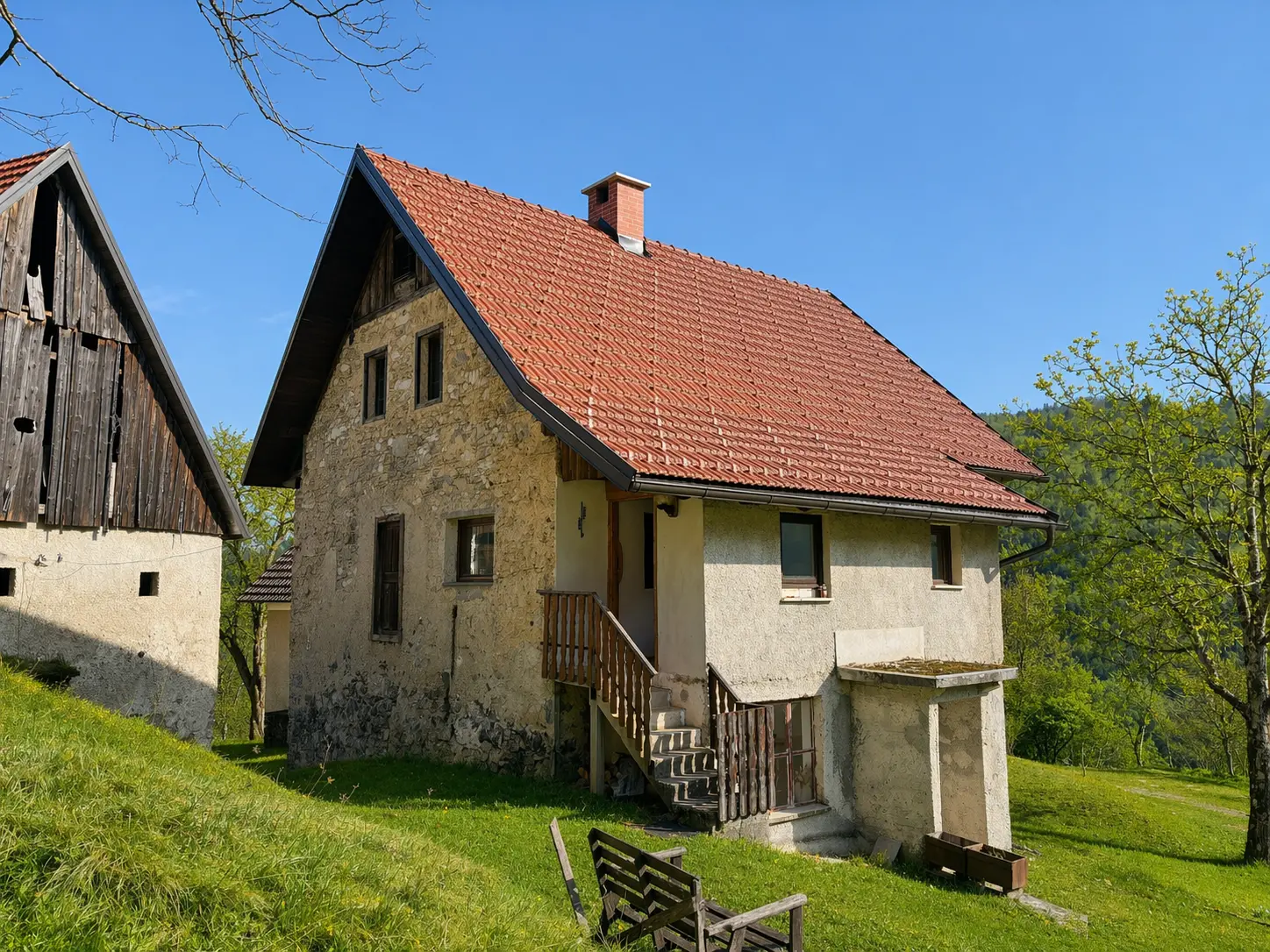 1-4 Idrija–Cerkno Area, Unique 40-Hectare Estate with Private Water Spring
