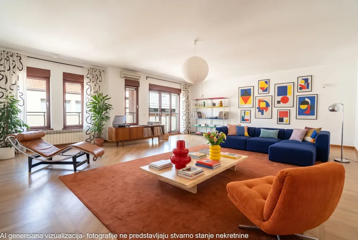 5-Bedroom Apartment, 193 m² – Koče Kapetana, Vračar, Belgrade