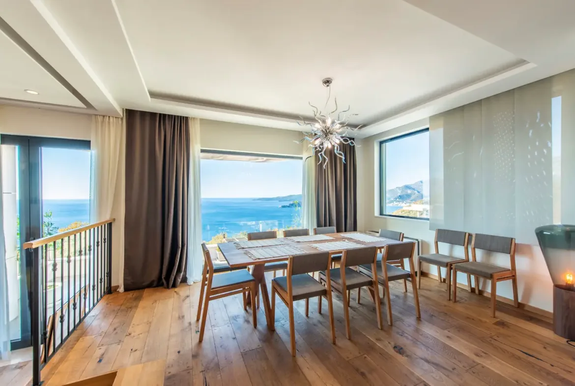 Luxury villa with open sea view, Blizikuce, Budva