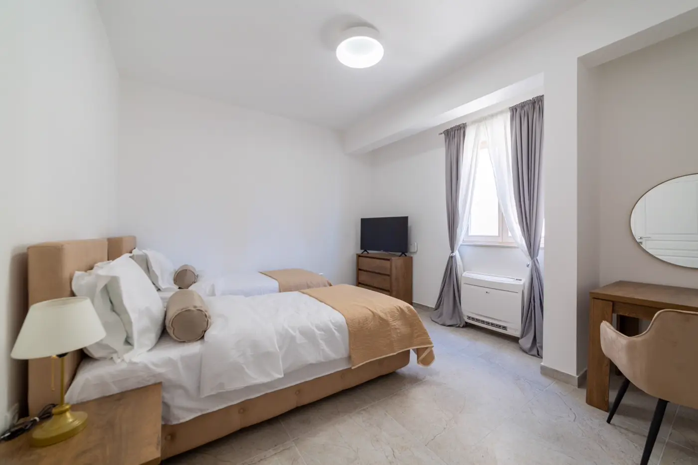 Three-story villa on the first line to the sea, available for rent, Lepetane, Tivat
