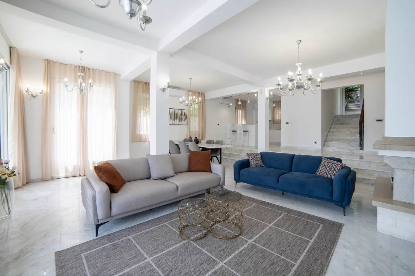 Modern villa on the first line to the sea, Strp, Kotor