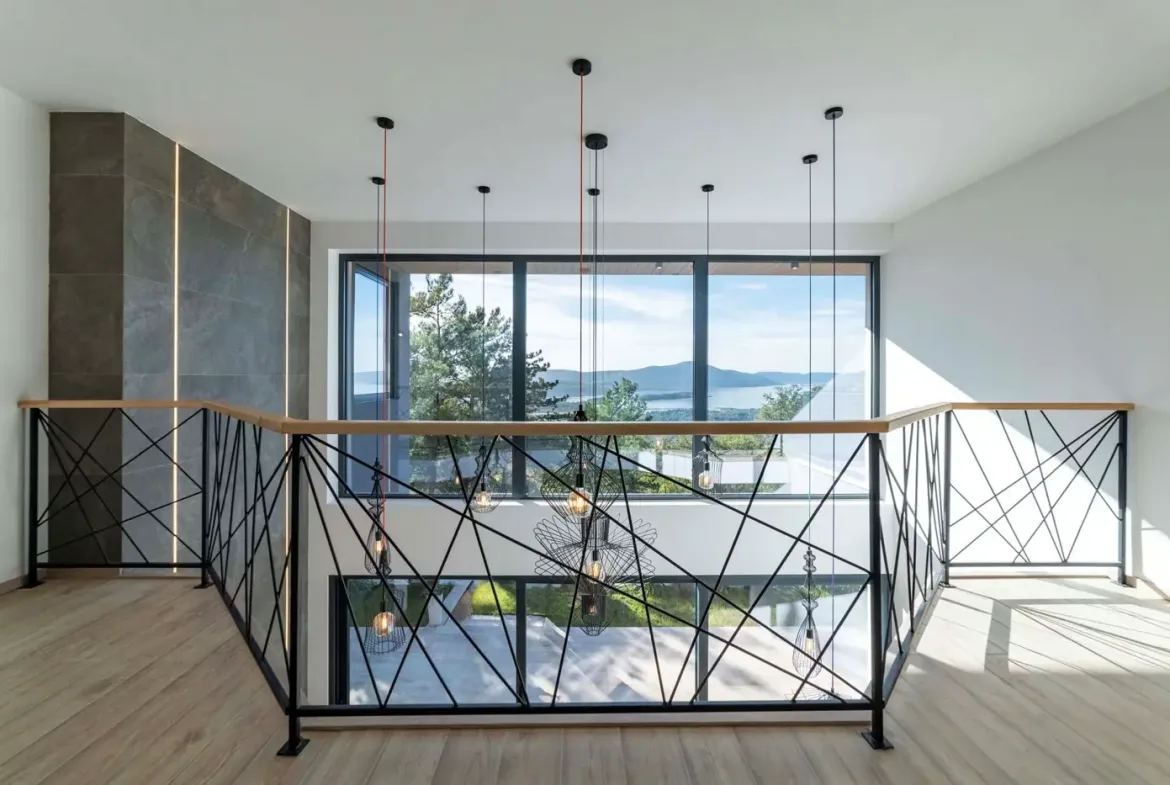 Modern family villa with pool and panoramic view, Kavač, Kotor