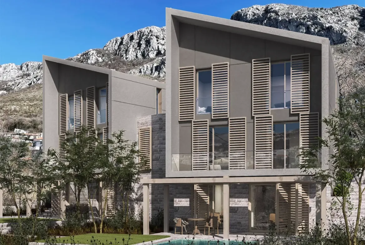 Eco villas with panoramic sea view, Tudorovići, Budva