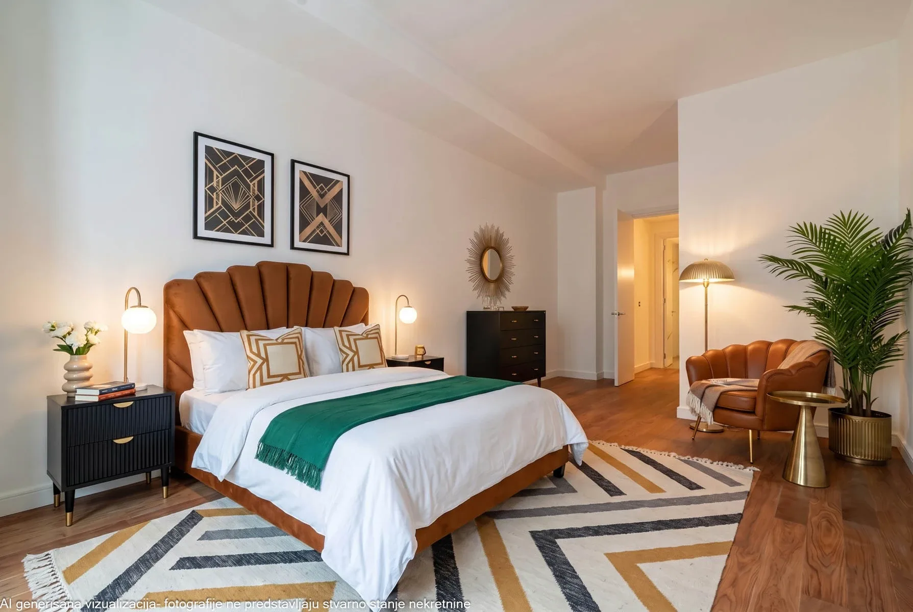 10_art-deco 2-Bedroom Apartment, 128 m² – Loznička, Vracar, Belgrade