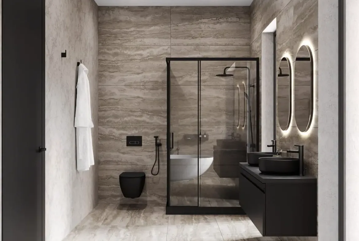 Modern villas in a new luxury settlement near the Portonovi resort, Herceg Novi
