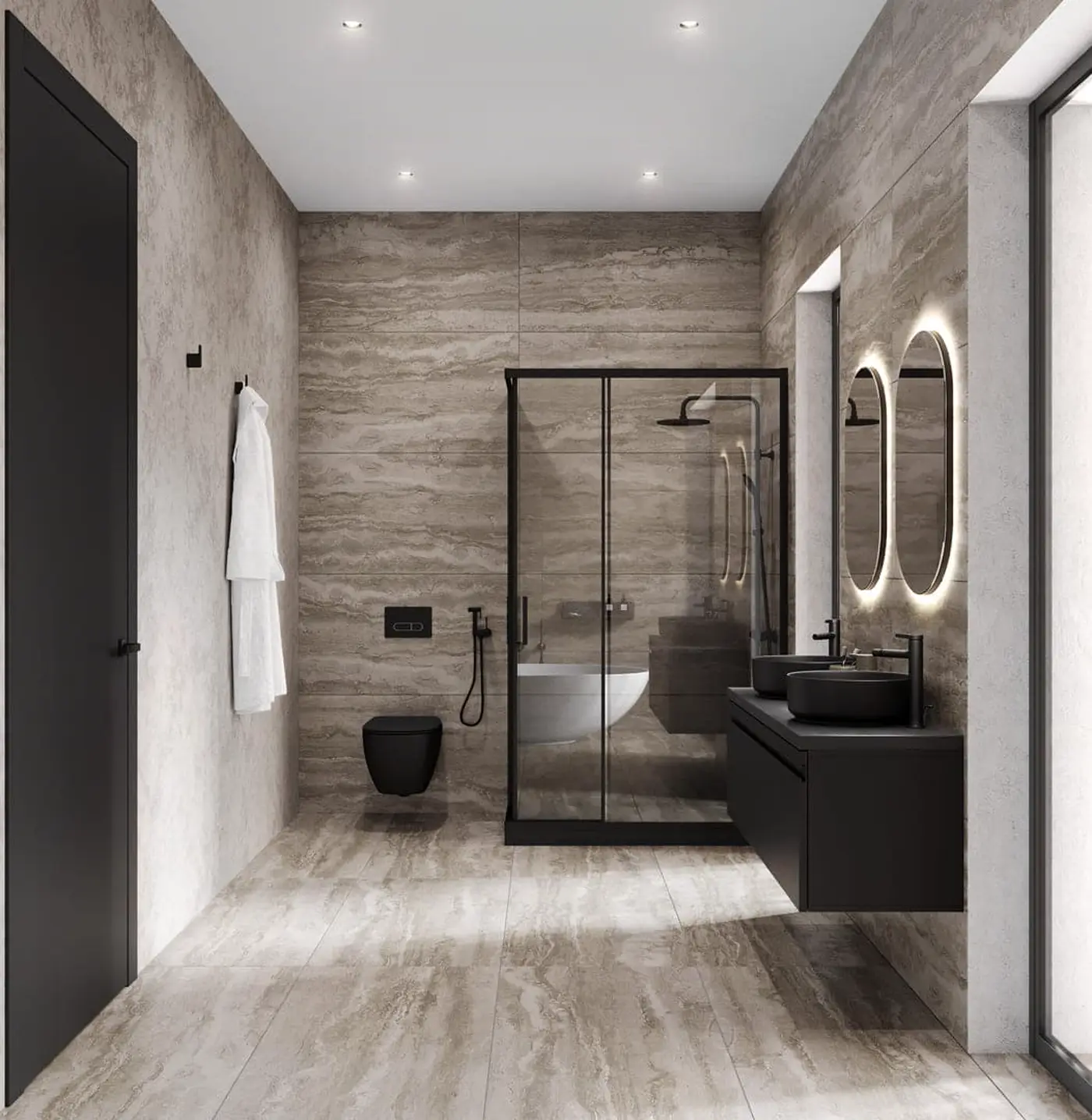 Modern villas in a new luxury settlement near the Portonovi resort, Herceg Novi