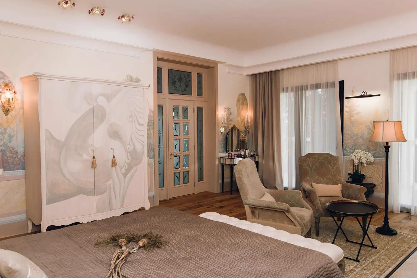 Authentic three-story villa with pool, Reževići, Budva