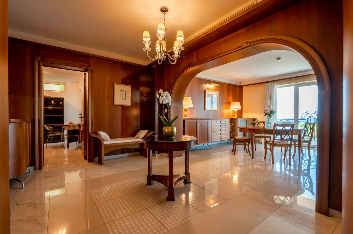 Complex of two luxury villas with swimming pool and panoramic sea view, Sveti Stefan, Budva