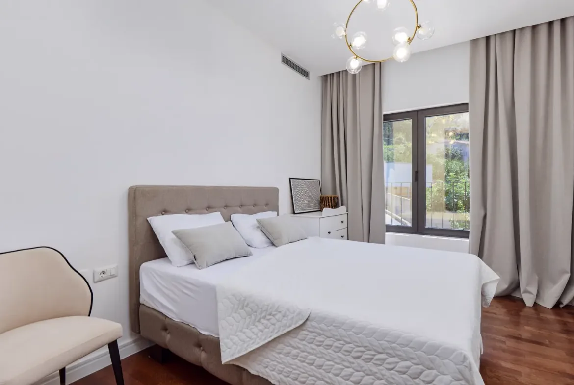 Contemporary villa with a panoramic view of the bay, Dobrota, Kotor