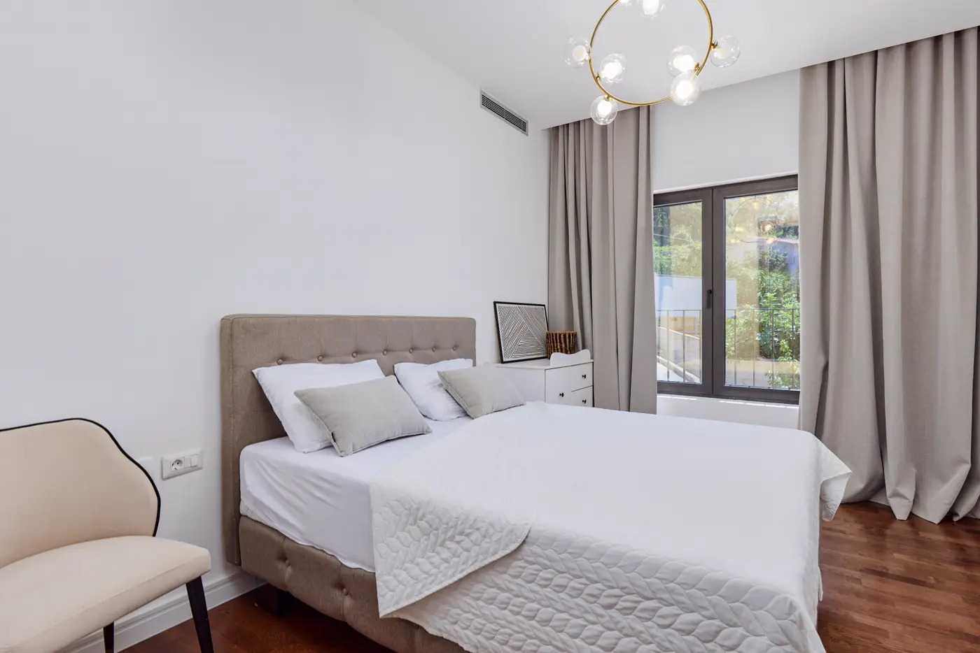 Contemporary villa with a panoramic view of the bay, Dobrota, Kotor