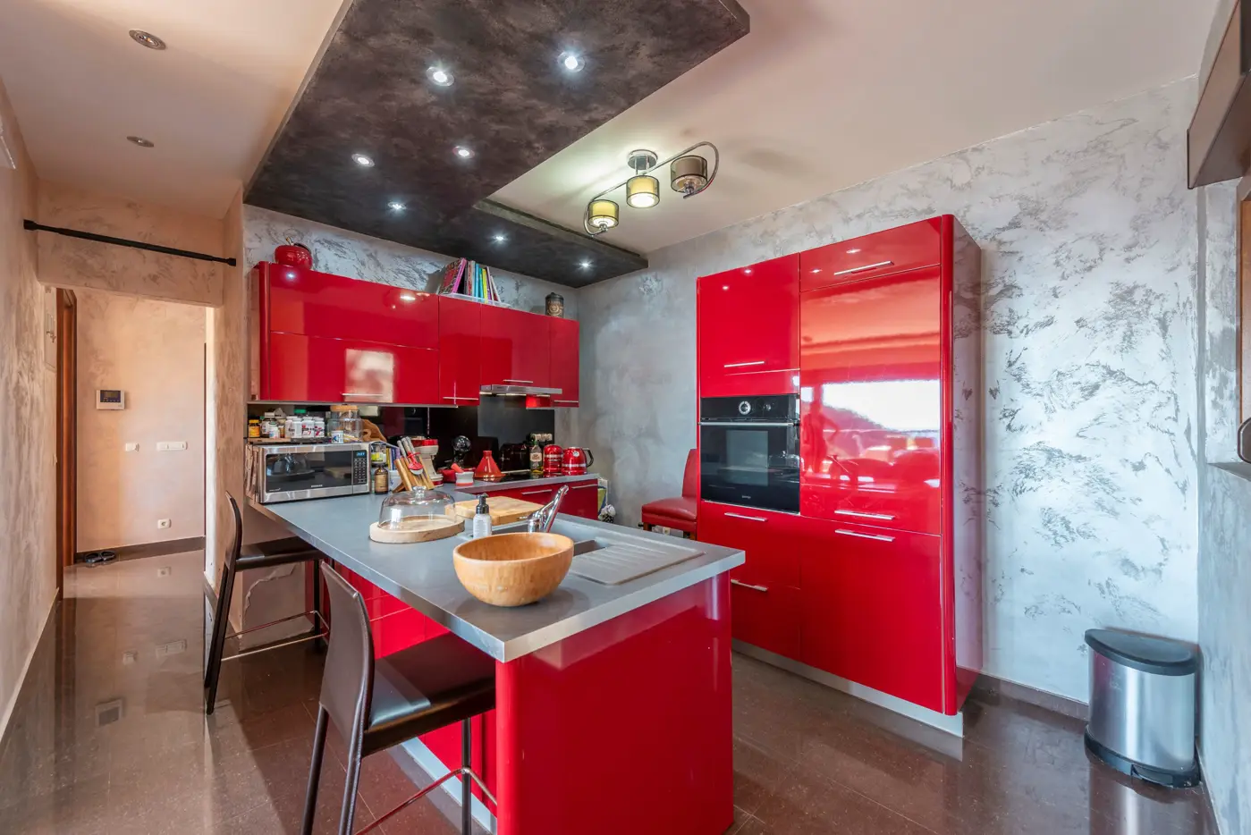 Stone villa with pool and panoramic sea view, Markovići, Budva