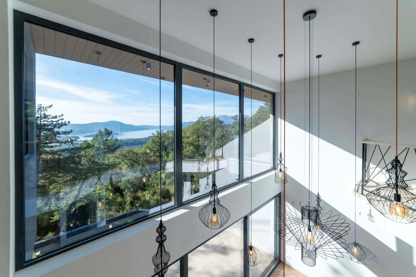 Modern family villa with pool and panoramic view, Kavač, Kotor