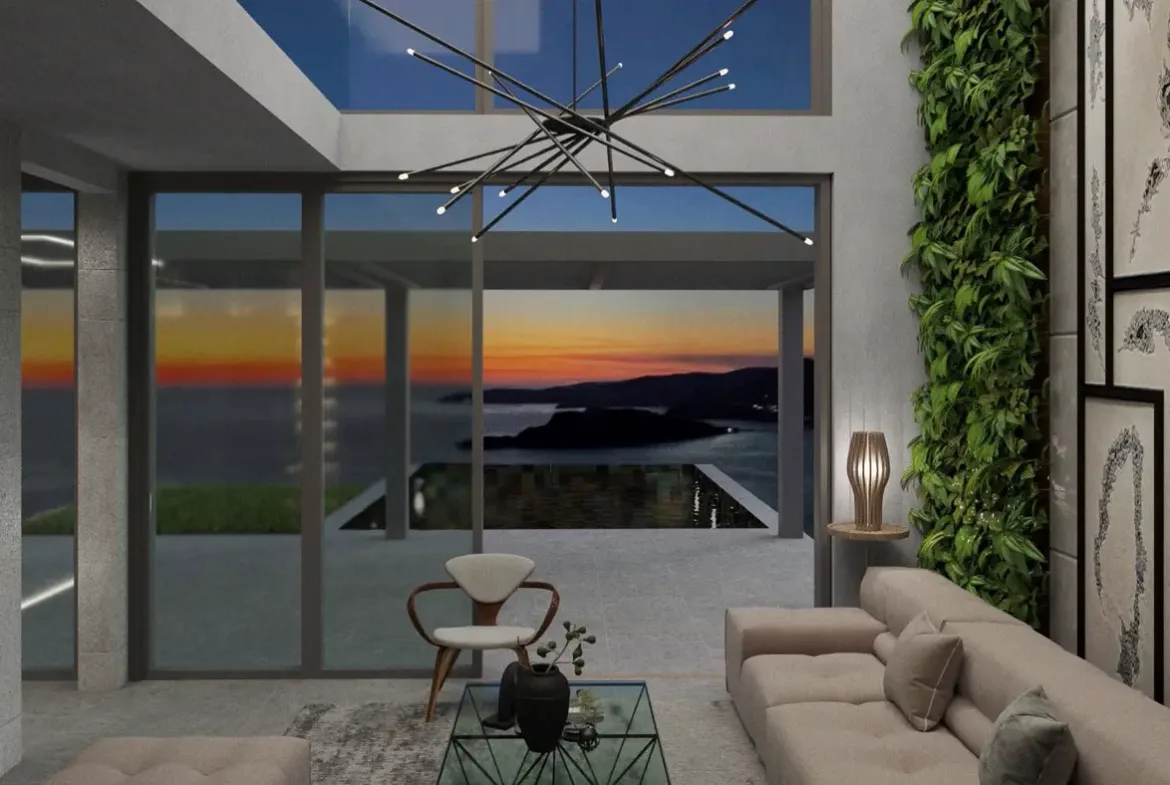 Eco villas with panoramic sea view, Tudorovići, Budva