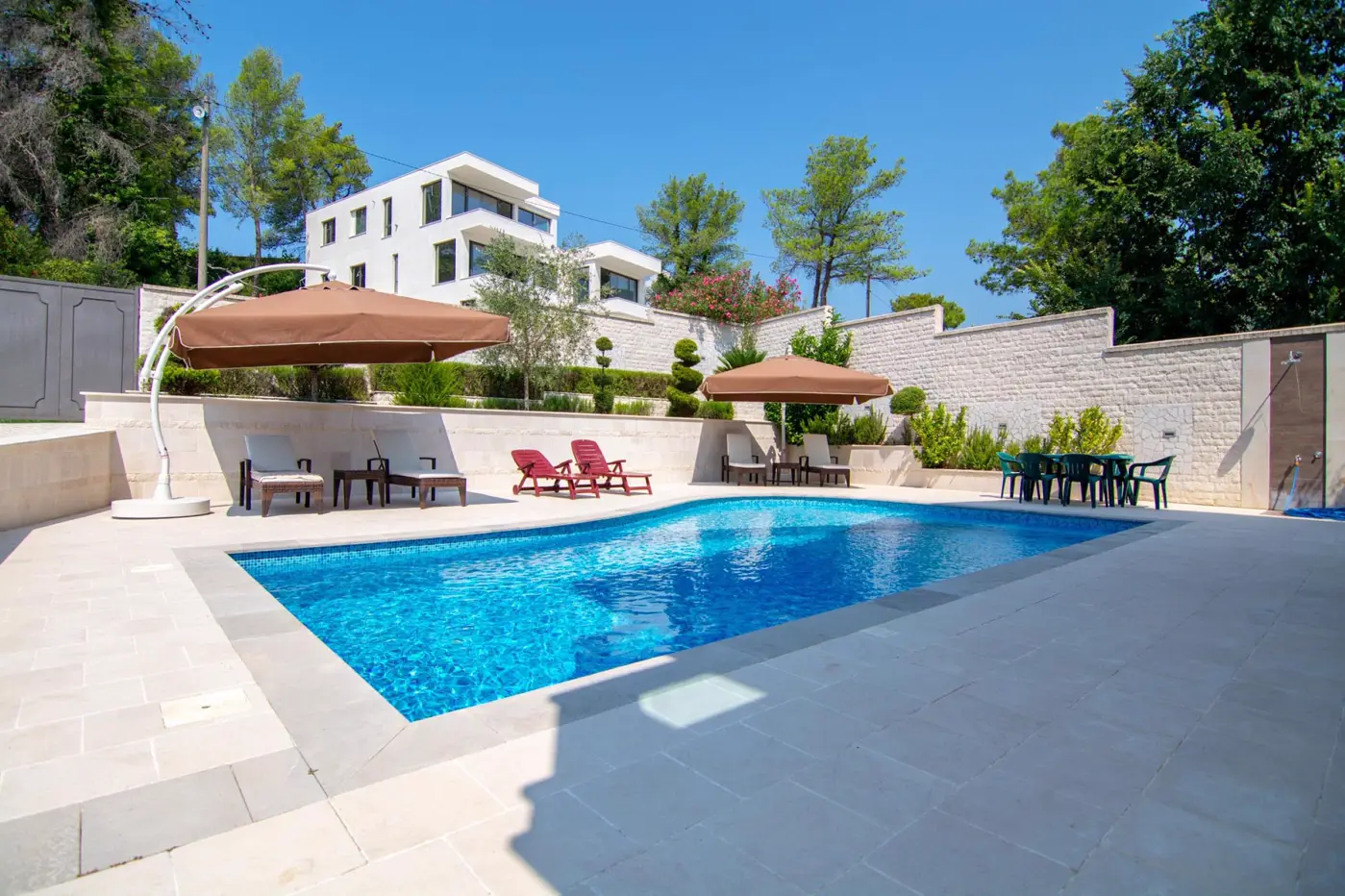 12-101 Modern villa with pool and partial sea view, Bonići, Tivat