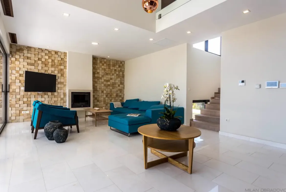 Modern villa with a swimming pool and sea view, Đenovići, Herceg Novi