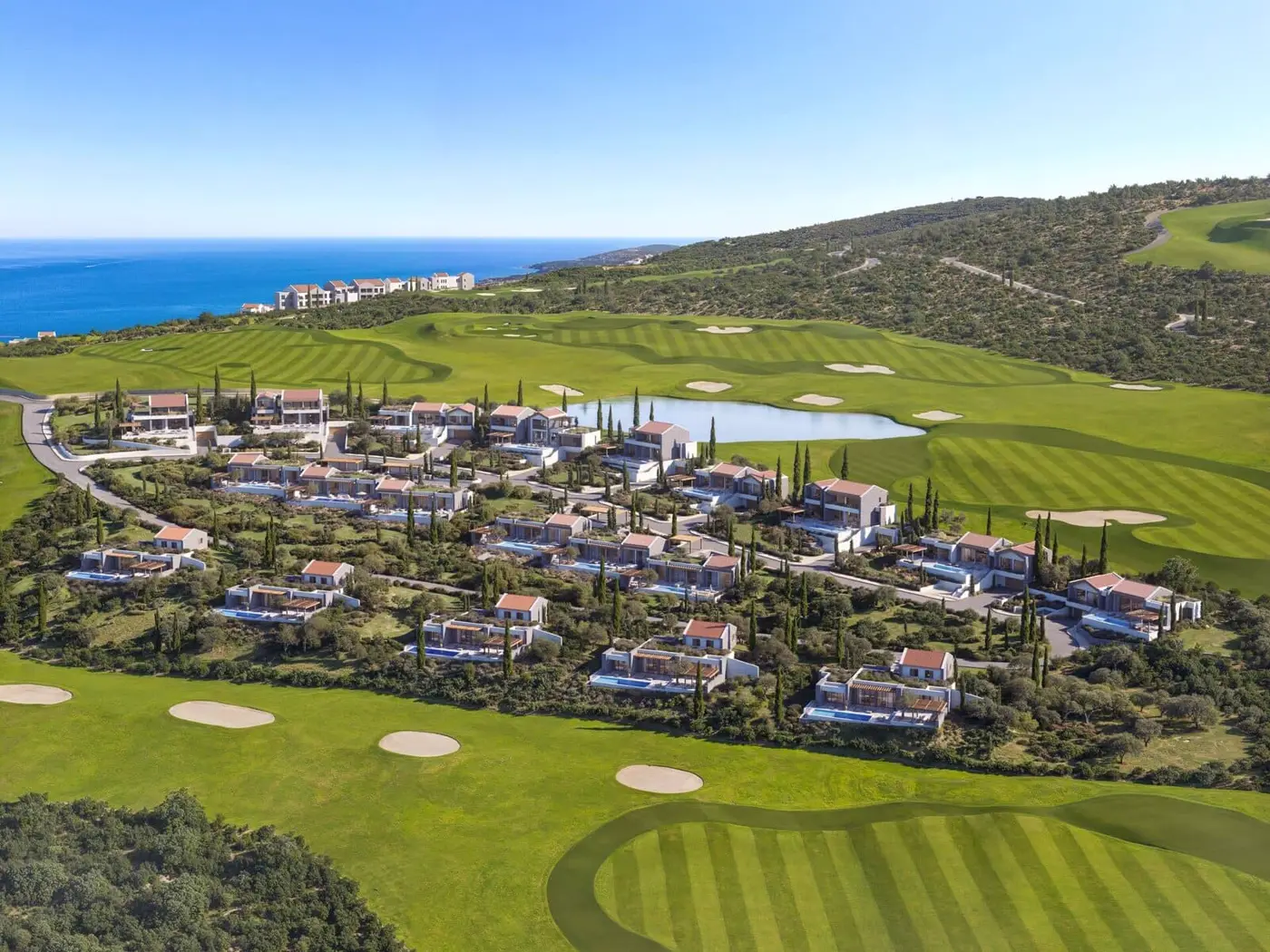 Luxury three bedroom villa on golf course, Lustica Bay