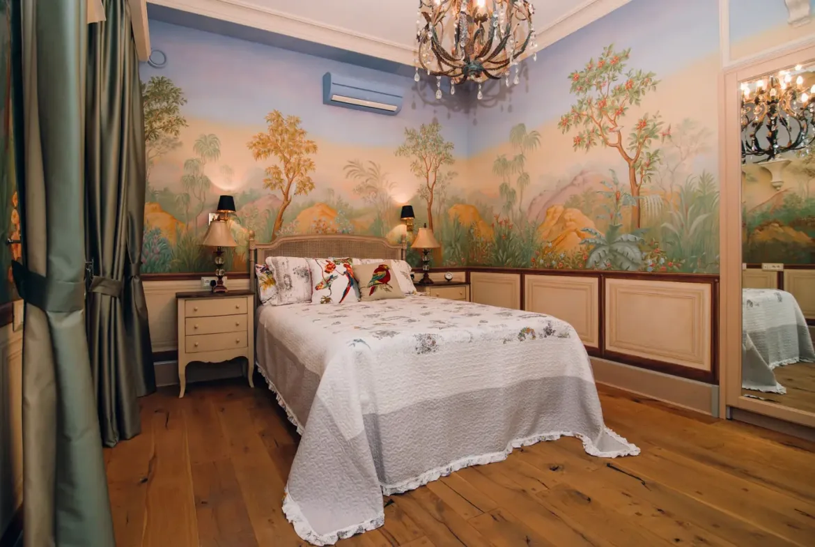 Authentic three-story villa with pool, Reževići, Budva