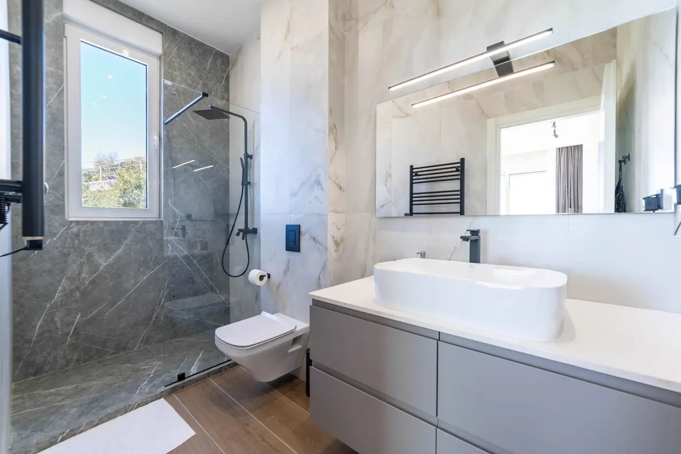 Modern four-room villa with pool and panoramic sea view, Podi, Herceg Novi