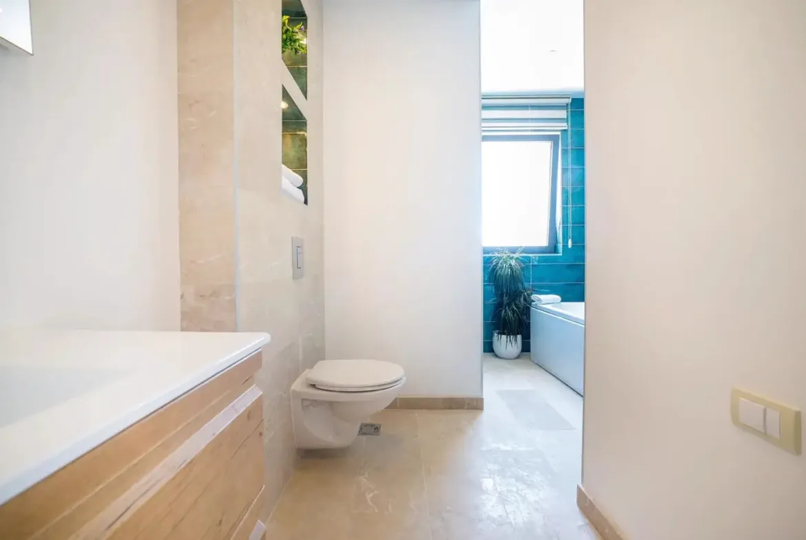 New three-room villa with pool, Becici, Budva