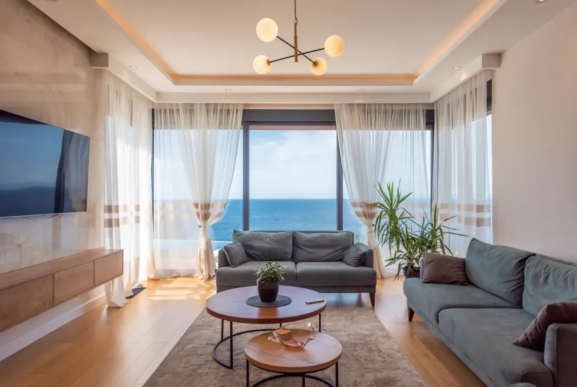 New villa with pool, Drobni Pijesak, Budva