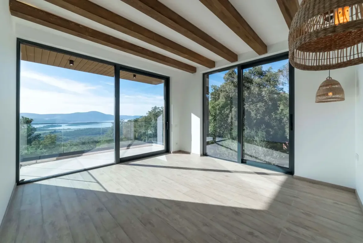 Modern family villa with pool and panoramic view, Kavač, Kotor