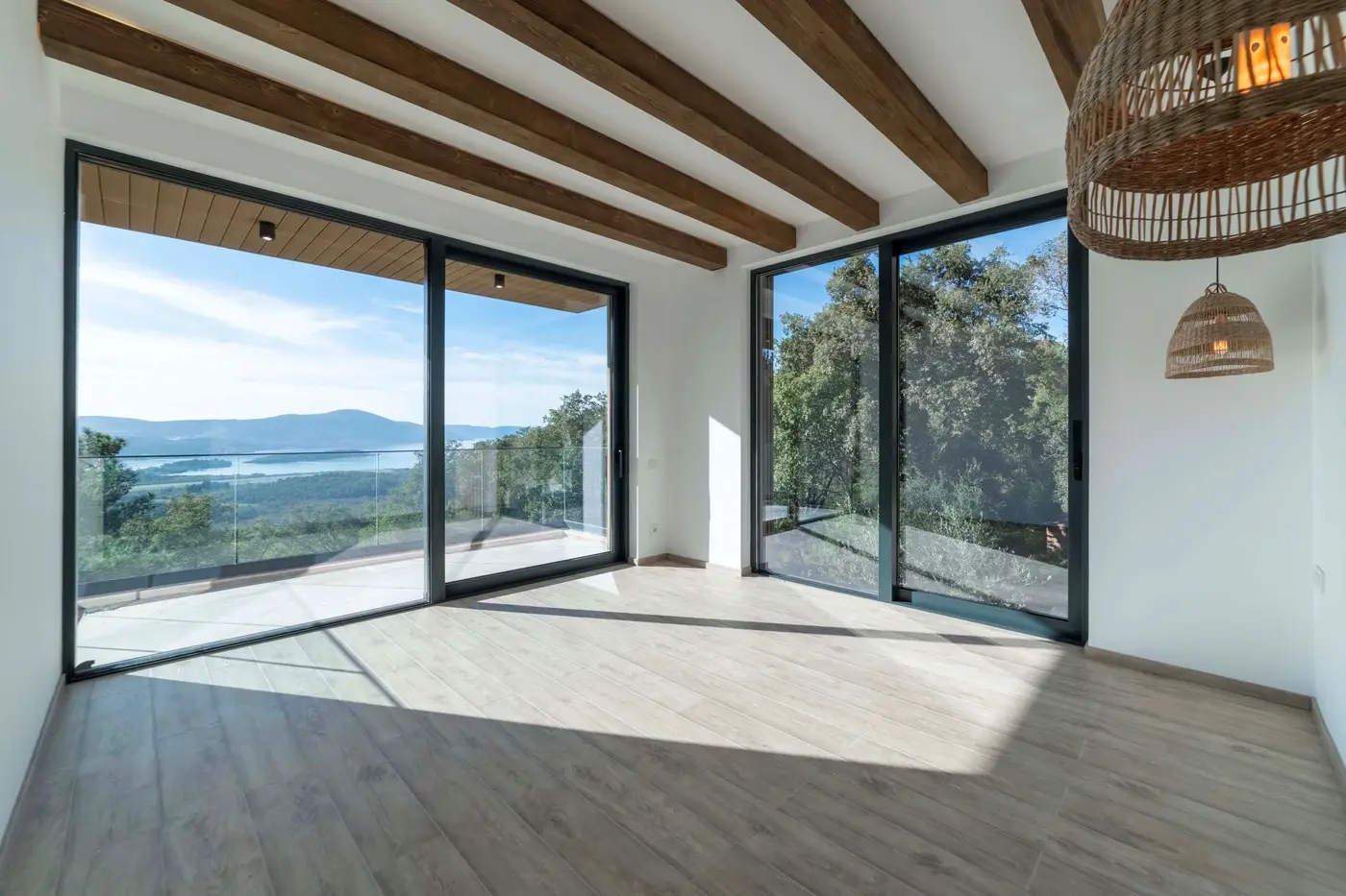 Modern family villa with pool and panoramic view, Kavač, Kotor