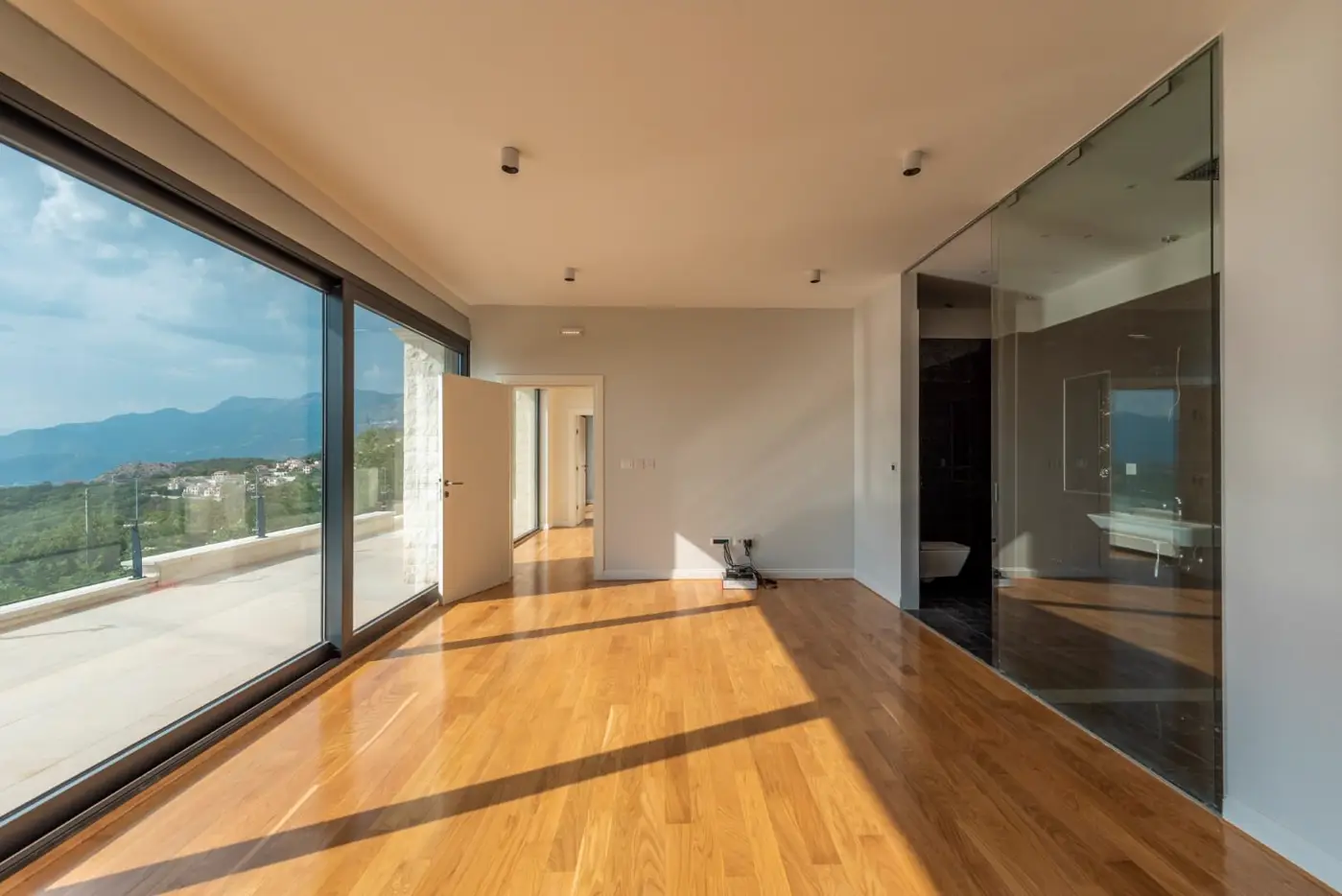 Modern villa with swimming pool and garage for two vehicles, Budva, Tudorovići