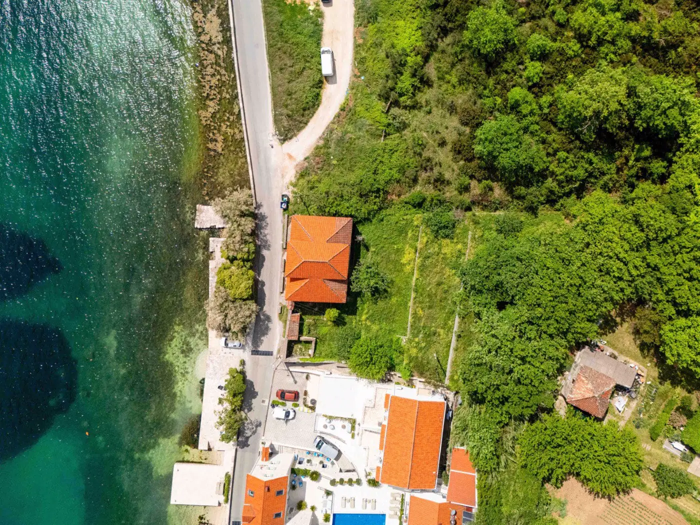 Stone palace for renovation on the first line to the sea, Prčanj