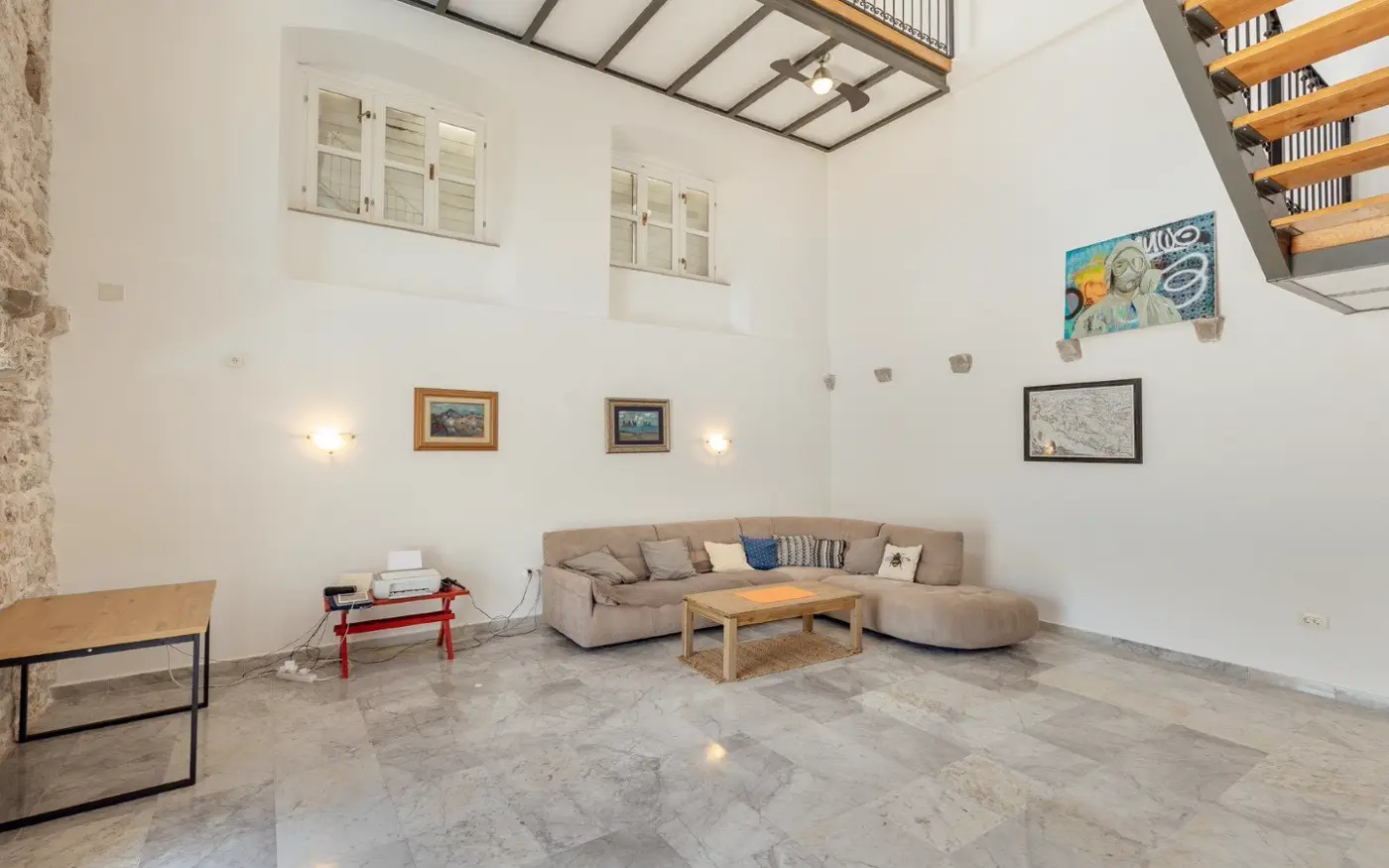 Palazzo Jerovica, a complex of stone villas and houses with a pool and a view of the bay, Kotor