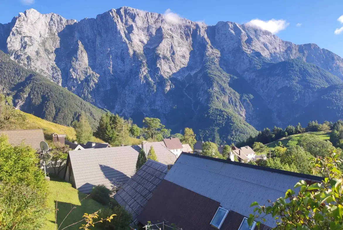 Soca Area – House in Strmec with Views of the Julian Alps