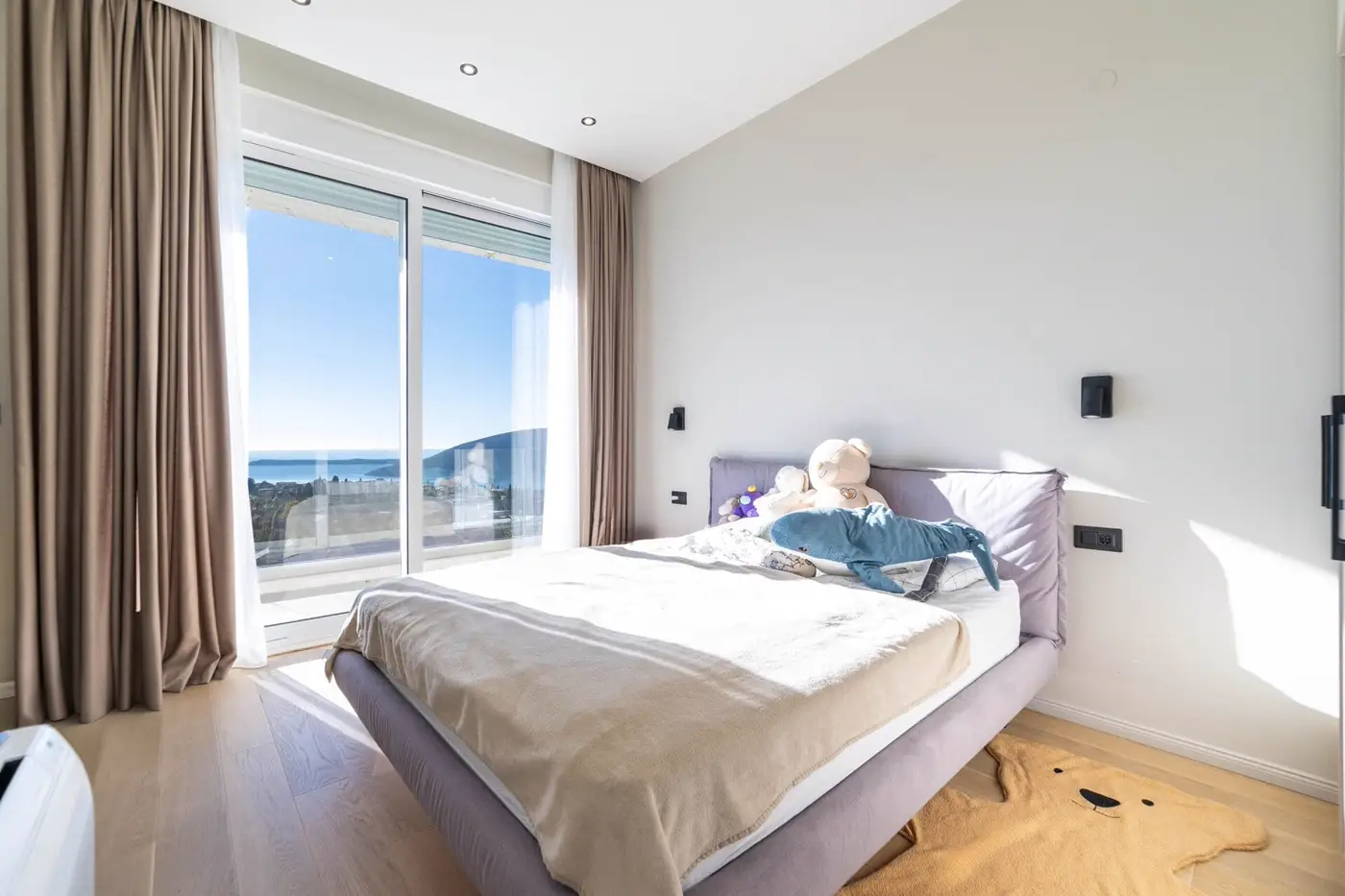 Modern four-room villa with pool and panoramic sea view, Podi, Herceg Novi
