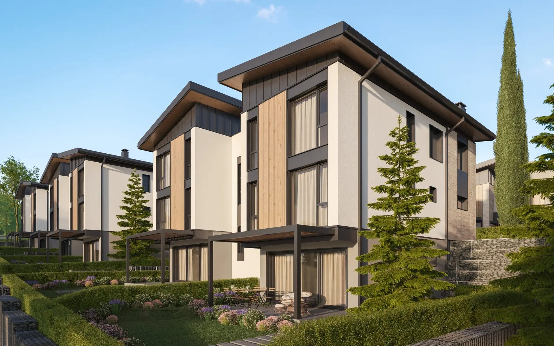 Single-family house in a new luxury gated residential complex