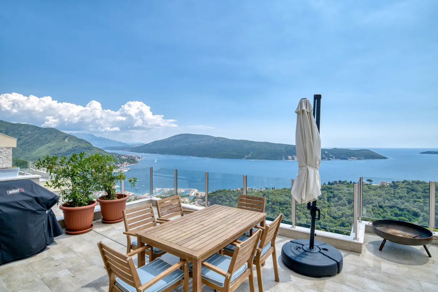 14-11 New villa with pool and panoramic sea view, Podi, Herceg Novi