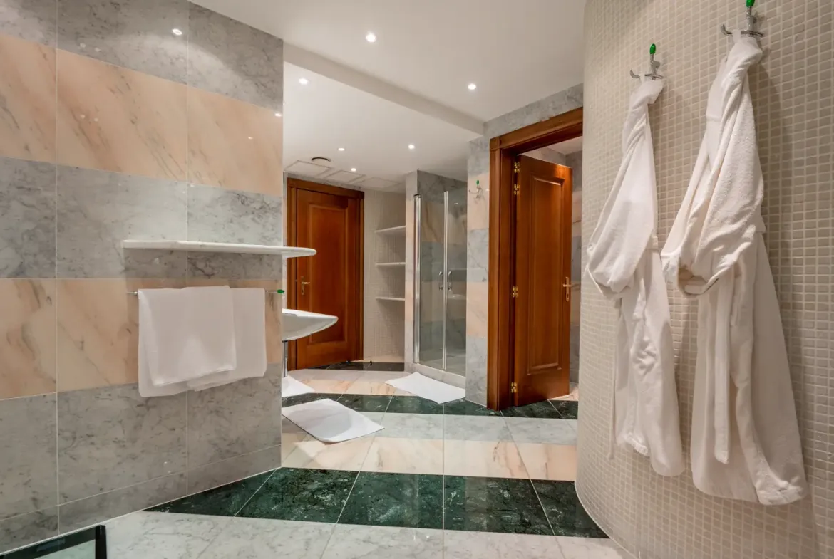 Complex of two luxury villas with swimming pool and panoramic sea view, Sveti Stefan, Budva