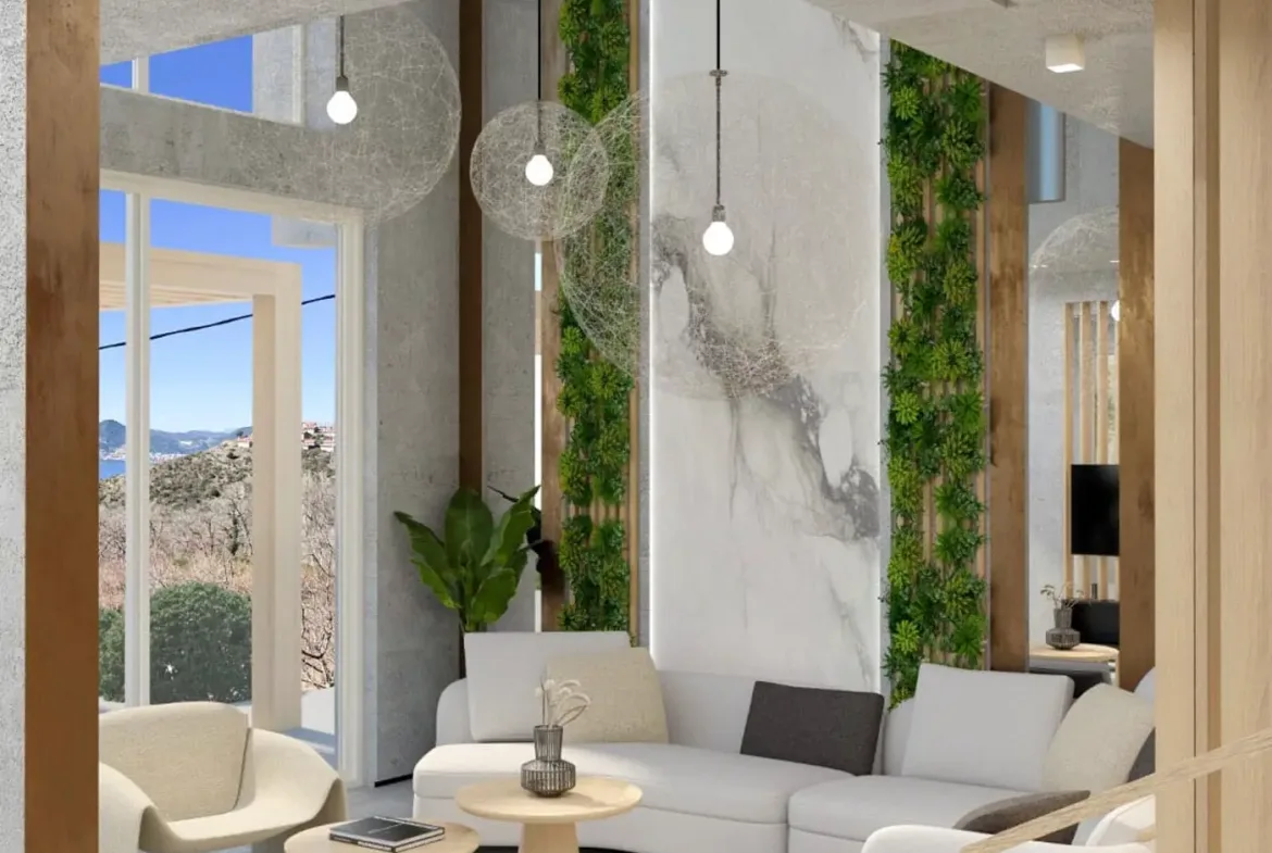 Eco villas with panoramic sea view, Tudorovići, Budva