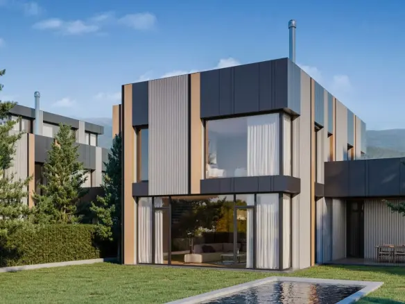 Luxury house with pool in an exclusive gated complex near Sofia