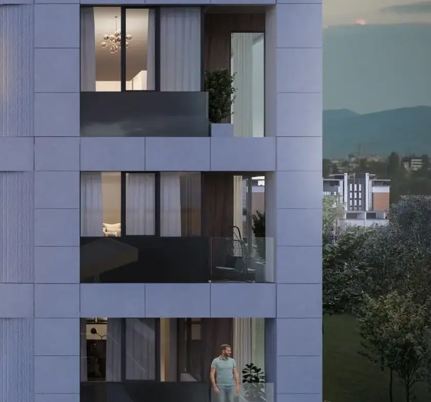 Three-bedroom apartment in a building 5 minutes from Paradise Mall