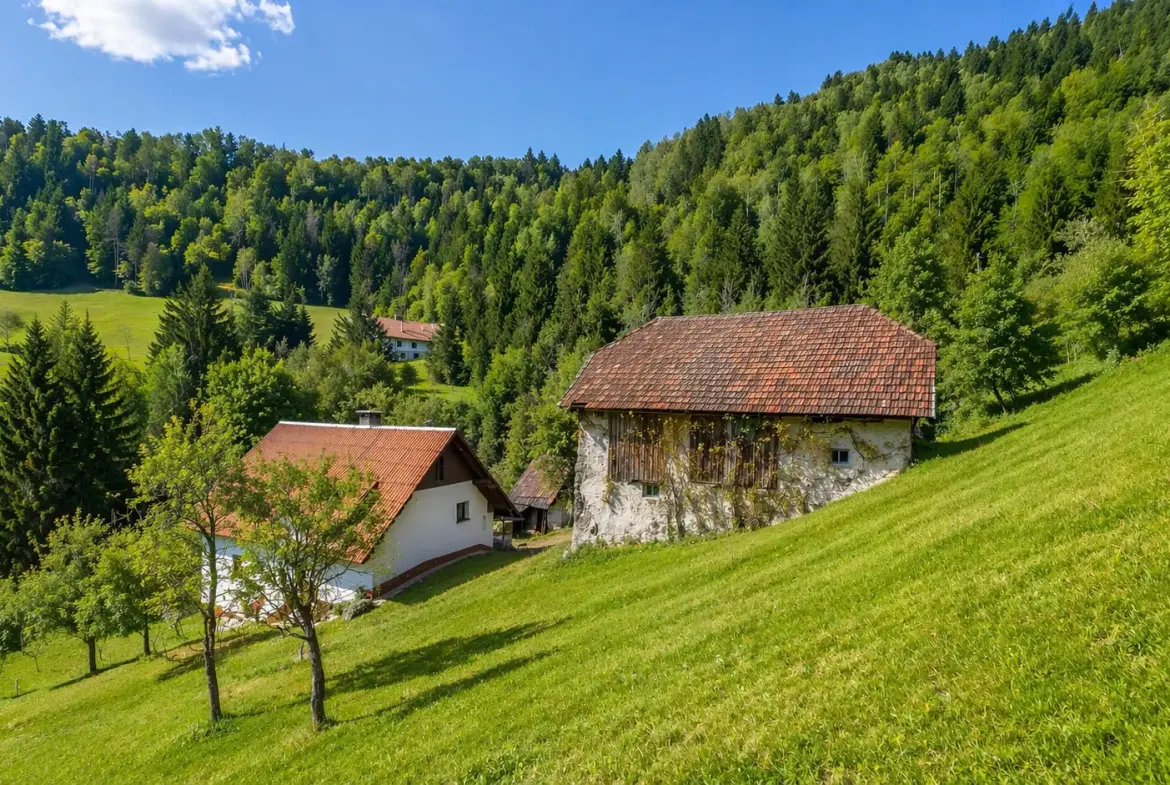 Idrija Area – Beautiful Estate Above Spodnja Idrija