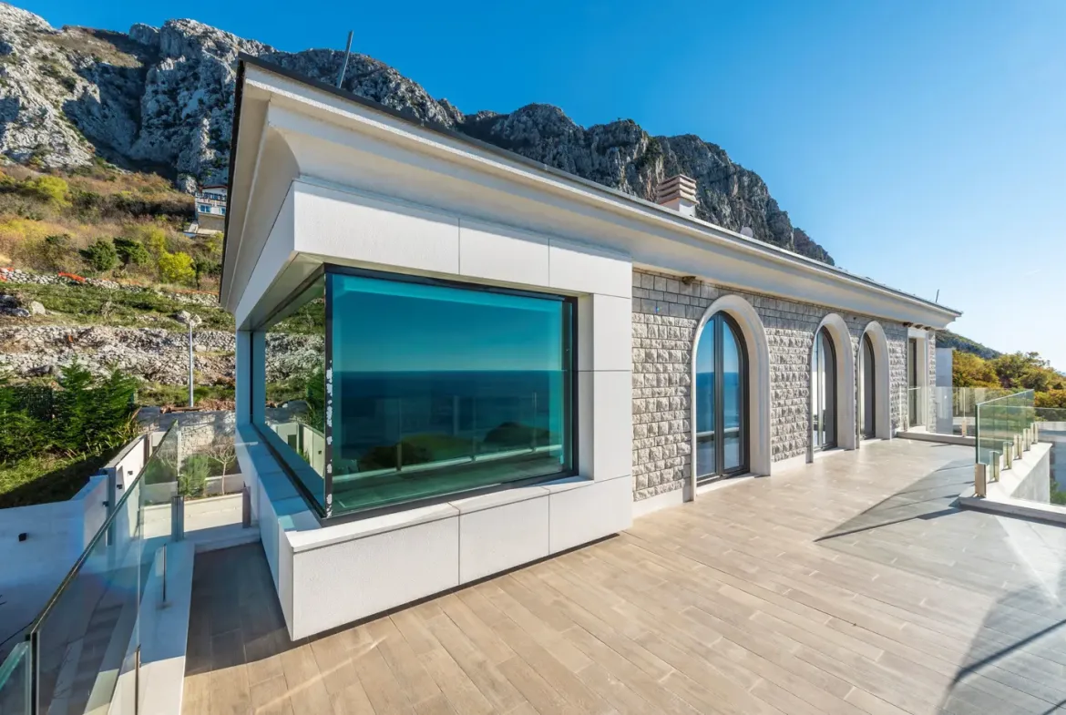 Luxury villa with open sea view, Blizikuce, Budva