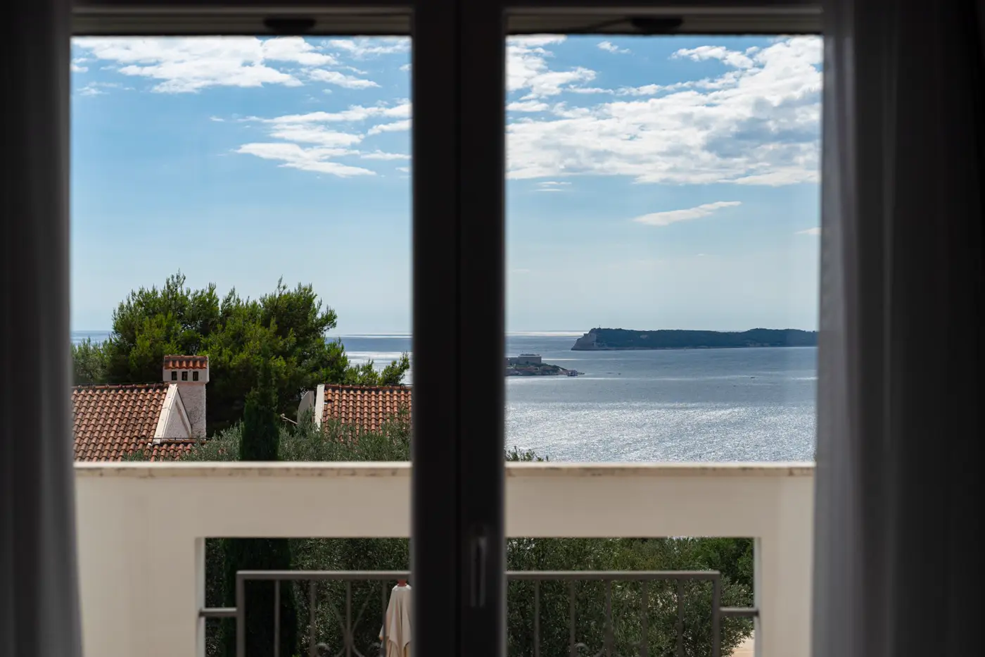 Villa with a panoramic view of the sea and Mamula, Žanjice, Herceg Novi