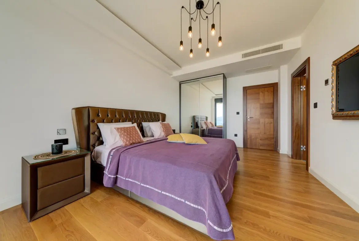 Exclusive contemporary villa with panoramic sea view, Marići, Tivat