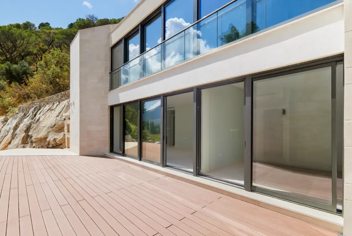 Contemporary villa with pool and bay view, Prčanj, Kotor