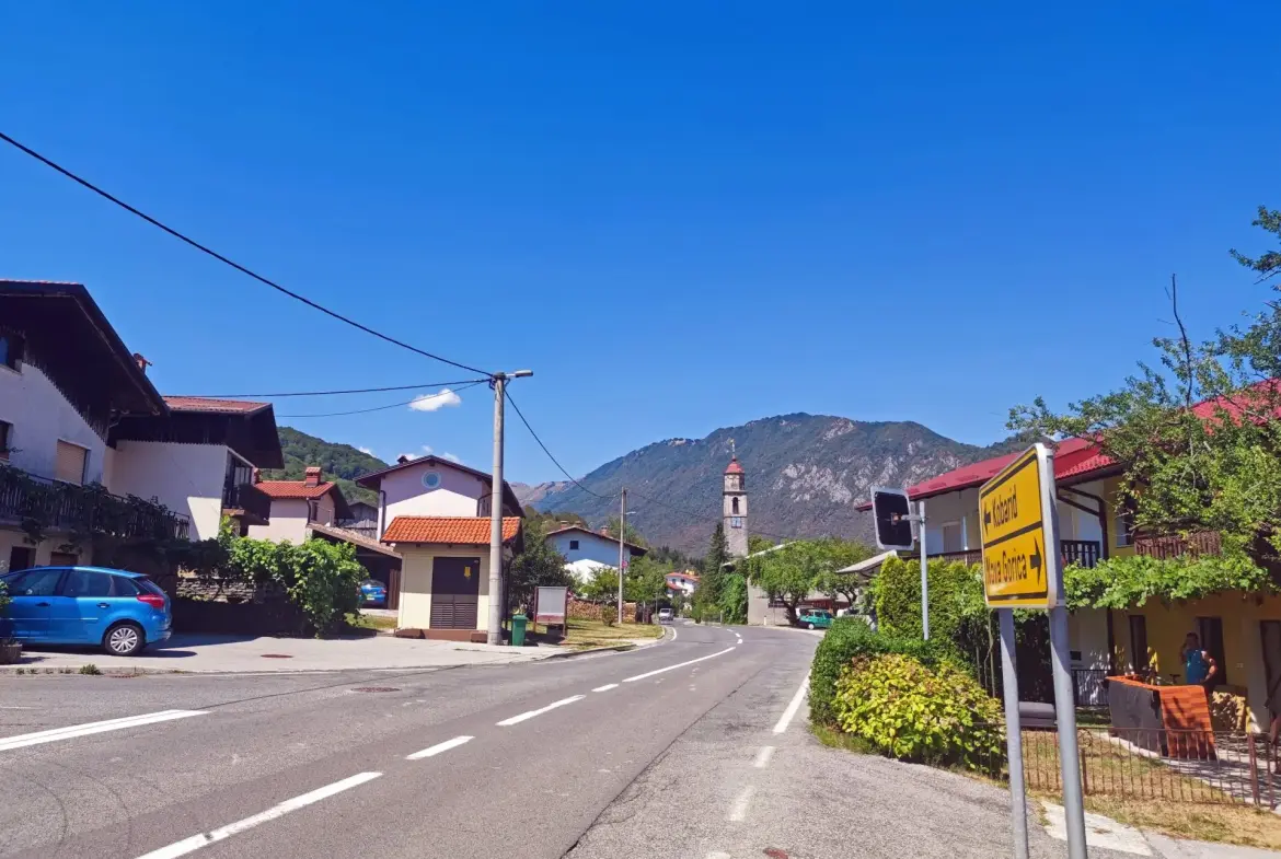 Kobarid surroundings – Cozy house in a nice village, just outside Kobarid