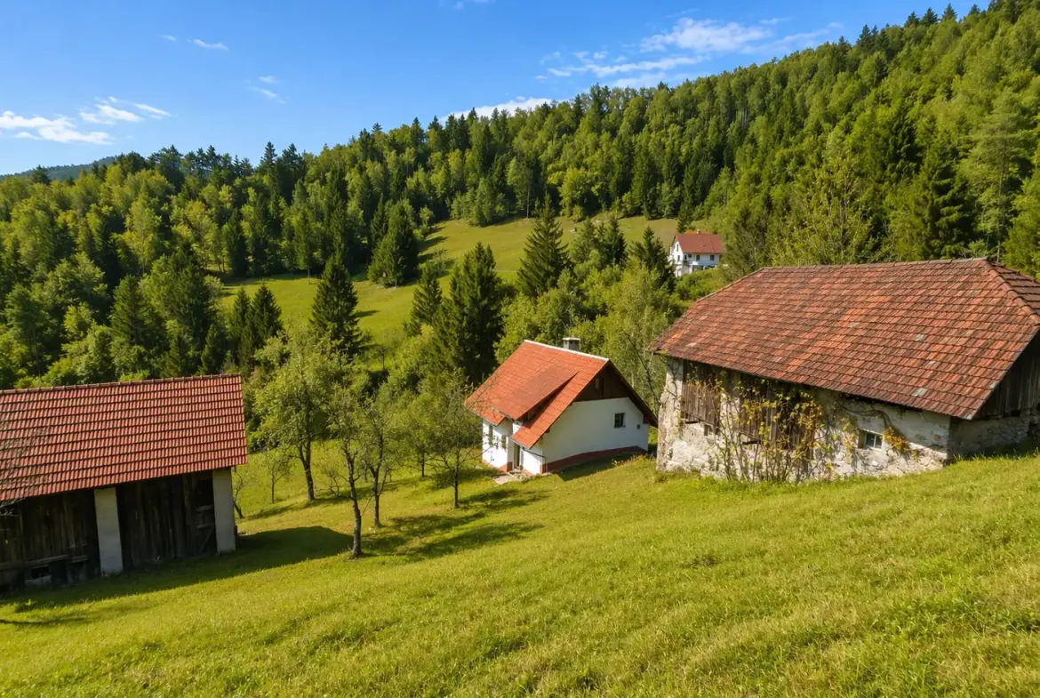Idrija Area – Beautiful Estate Above Spodnja Idrija