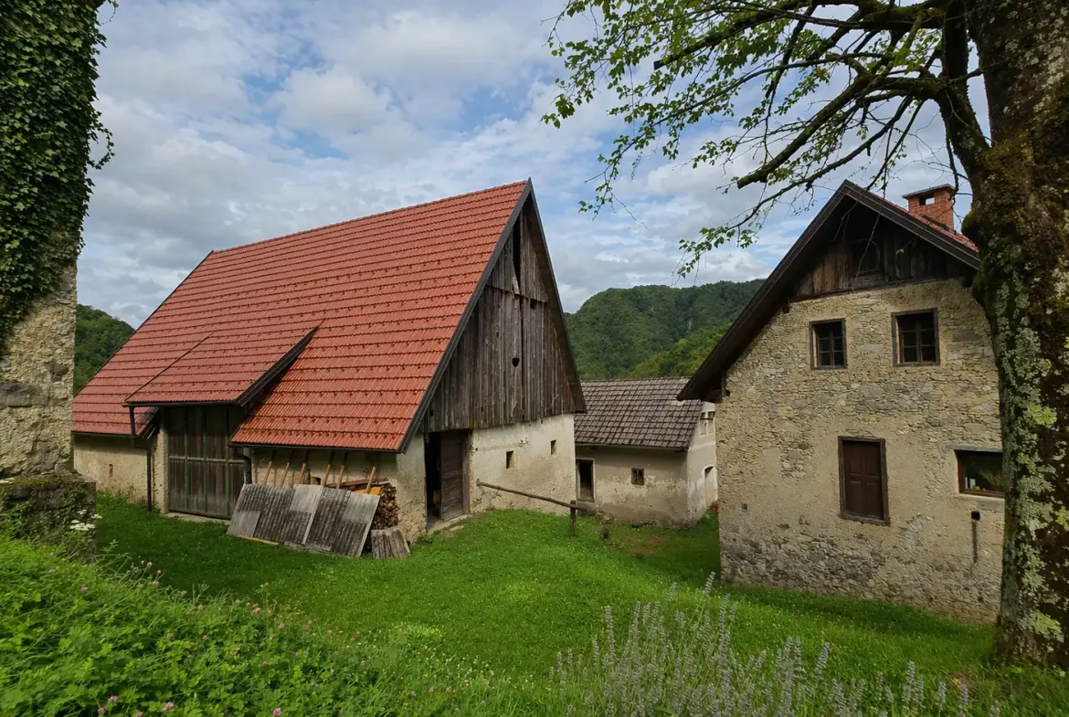 Idrija–Cerkno Area, Unique 40-Hectare Estate with Private Water Spring